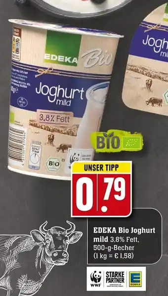 Edeka Neukauf Edeka Bio Joghurt mild 500g Becher Angebot