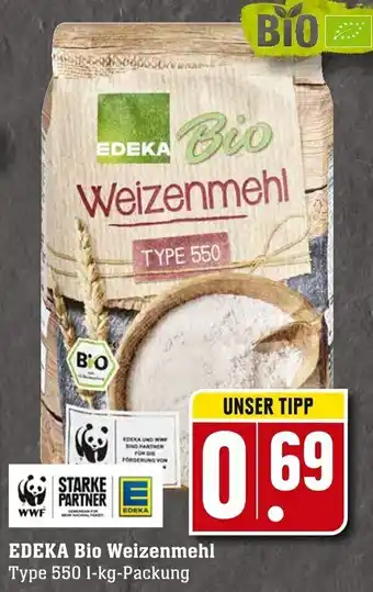 Edeka Neukauf Edeka Bio Weizenmehl 1kg Angebot