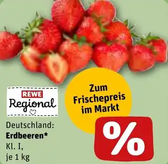 REWE Erdbeeren 1 kg Angebot