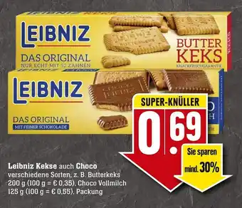 Edeka Neukauf Leibniz Kekse auch Choco 200/125g Angebot