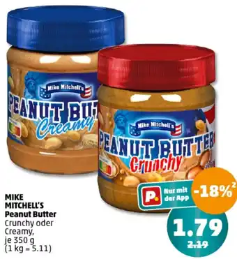 PENNY MIKE MITCHELL'S Peanut Butter 350 g Angebot