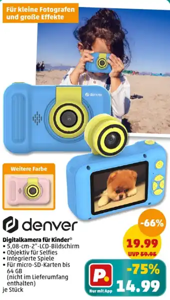 PENNY Denver Digitalkamera für Kinder Angebot