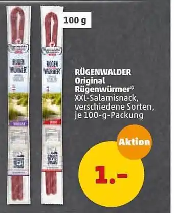 PENNY Rügenwalder Original Rügenwürmer 100g Angebot