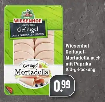 Edeka Neukauf Wiesenhof Geflügel Mortadella auch mit Paprika 100g Angebot