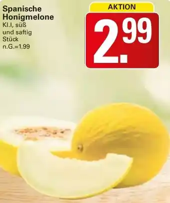 WEZ Spanische Honigmelone Angebot