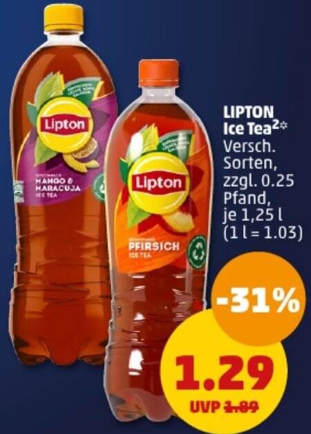 LIPTON Ice Tea 1,25 L Angebot bei PENNY