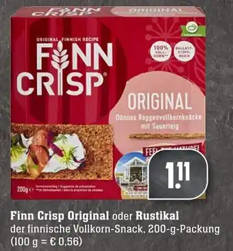 Edeka Neukauf Finn Crisp Original oder Rustikal 200g Angebot