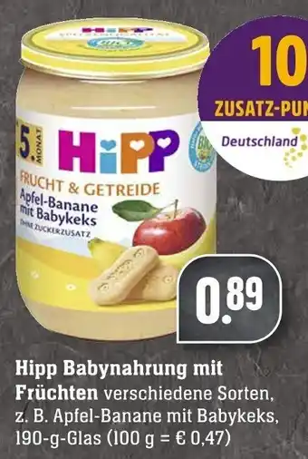 Edeka Neukauf Hipp Babynahrung mit Früchten 190g Angebot