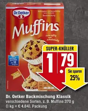 Edeka Neukauf Dr. Oetker Backmischung Klassik 370g Angebot