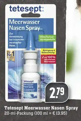 Edeka Neukauf Tetesept Meerwasser Nasen Spray 20ml Angebot