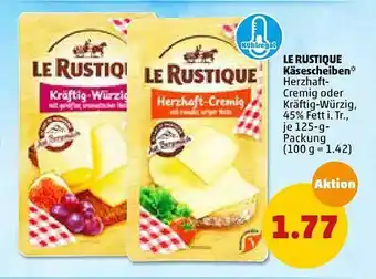 PENNY Le Rustique Käsescheiben 125g Angebot