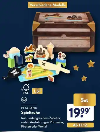 Aldi Nord Playland Spieltruhe Angebot