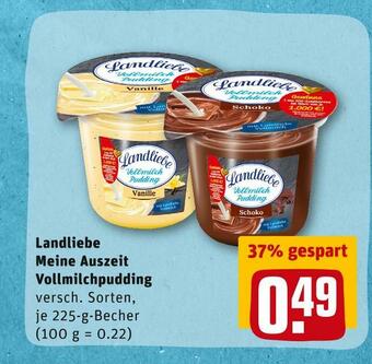 REWE Landliebe meine auszeit vollmilchpudding Angebot