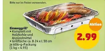 PENNY Einweggrill Angebot