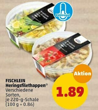 PENNY Fischlein heringsfilethappen Angebot