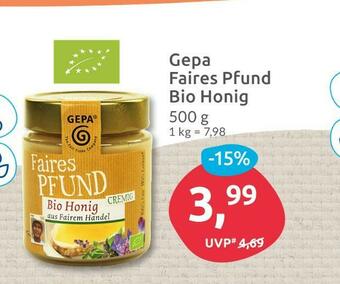 Budni Gepa faires pfund bio honig Angebot