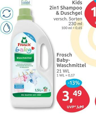 Budni Frosch baby-waschmittel Angebot