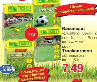 Jawoll Rasensaat oder Trockenrasen Angebot