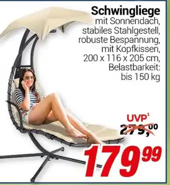 CENTERSHOP Schwingliege Angebot