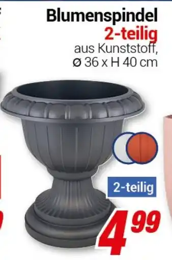 CENTERSHOP Blumenspindel 2-teilig Angebot