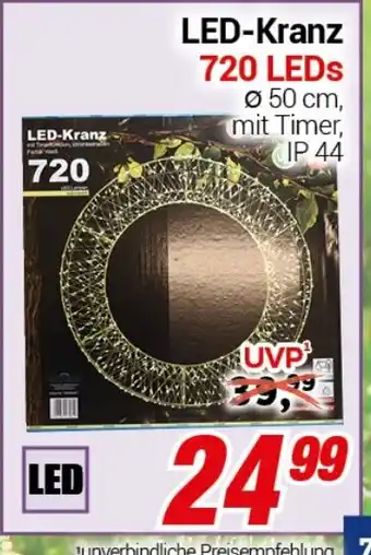 CENTERSHOP LED-Kranz 720 LEDs Angebot