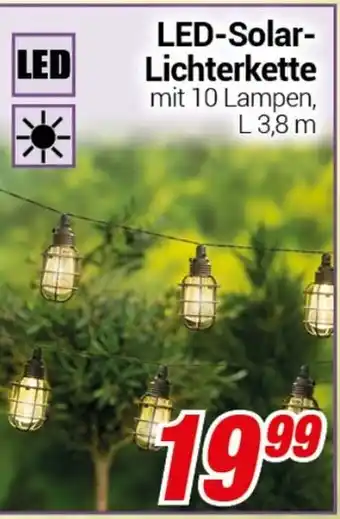 CENTERSHOP LED-Solar- Lichterkette Angebot