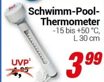 CENTERSHOP Schwimm-Pool- Thermometer - Angebot