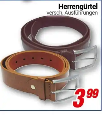 CENTERSHOP Herrengürtel Angebot