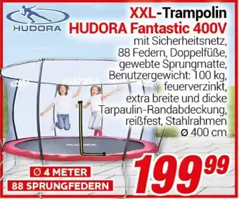 CENTERSHOP XXL-Trampolin HUDORA HUDORA Fantastic 400V Angebot