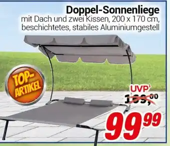 CENTERSHOP Doppel-Sonnenliege Angebot