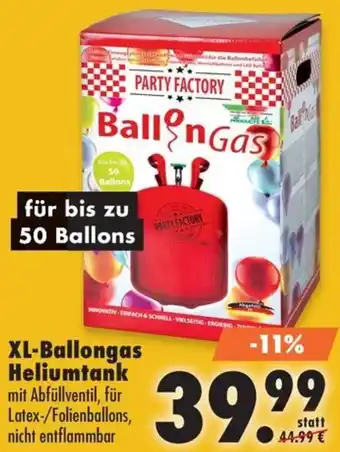 Mäc Geiz XL-Ballongas Heliumtank Angebot