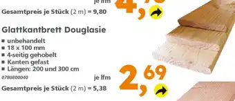 Globus Baumarkt Glattkantbrett Douglasie Angebot