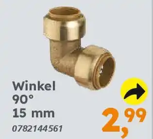 Globus Baumarkt Rotguss zum Stecken Winkel 90° Angebot