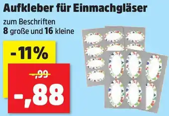 Thomas Philipps Aufkleber für Einmachgläser Angebot