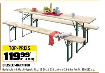 OBI BIERZELT-GARNITUR Angebot