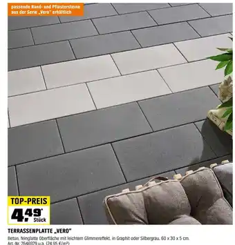 OBI TERRASSENPLATTE,,VERO" Angebot