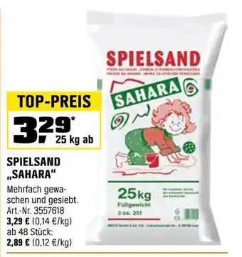 SPIELSAND ,,SAHARA