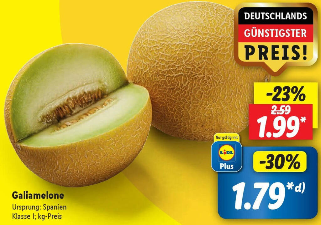 Galiamelone Angebot bei Lidl