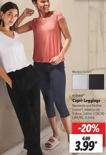 Lidl esmara Capri-Leggings Angebot