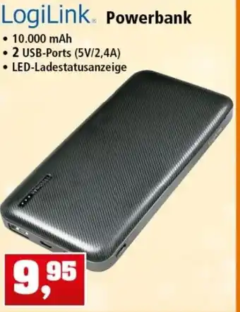 Thomas Philipps LogiLink Powerbank 10.000mAh Angebot