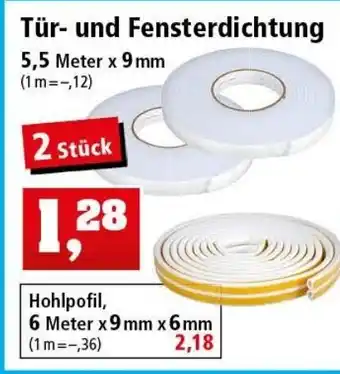 Thomas Philipps Tur- und Fensterdichtung 5.5m*9mm 2st Angebot