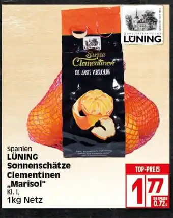 Elli Markt Luning Sonnenschatze Clementinen Marisol 1kg Angebot