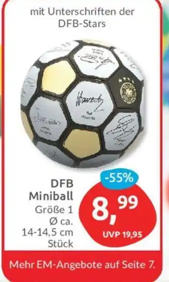 Budni DFB Miniball Größe 1 Angebot