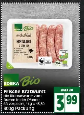 Elli Markt EDEKA Bio Frisches Bratwurst 300g Angebot