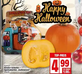 Elli Markt Kinder-Schnitz-/Speisekurbis Halloween Angebot