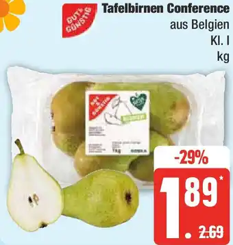 Edeka Gut & Günstig Tafelbirnen Conference Angebot