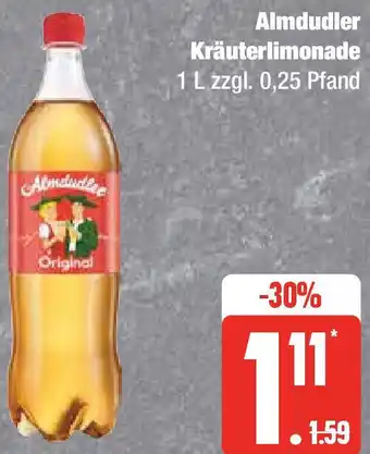 Edeka Almdudler Kräuterlimonade 1 L Angebot