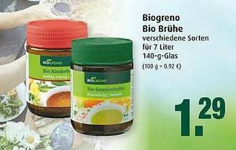 Markant Biogreno Bio Brühe Angebot