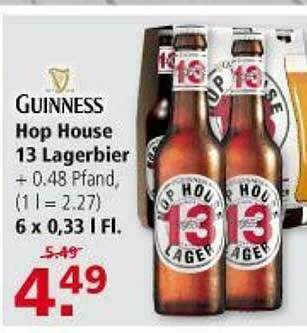 Multi Markt Guinness Hop House 13 Lagerbier Angebot