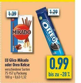 diska Lu Glico Mikado Oder Oreo Kekse Angebot